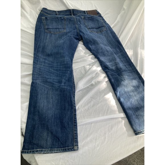 Dh3 Jake Mens 38 X 30 Blue Denim Jeans Straight - Picture 6 of 8
